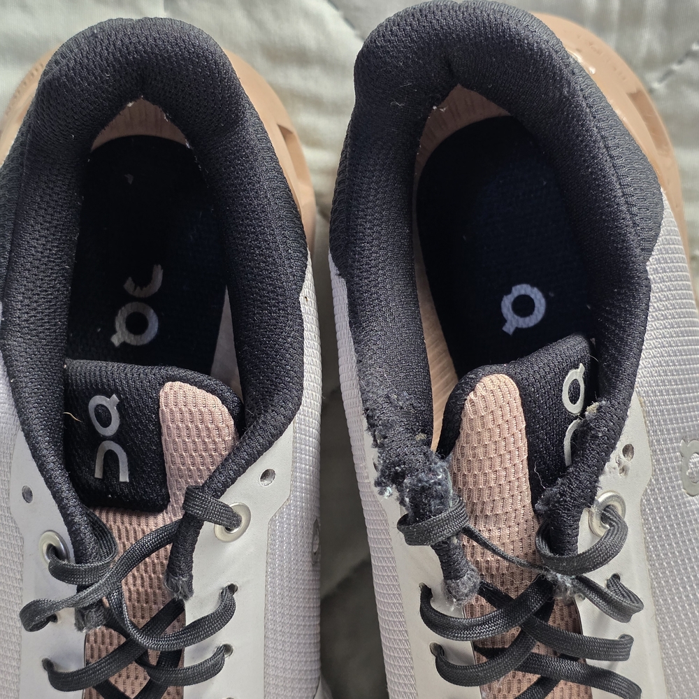 On Cloud Cloudflyer Running Shoes Womens 8.5 Sneakers Glacier Rosebrown - Picture 6 of 11
